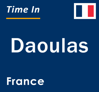 Current local time in Daoulas, France