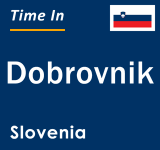 Current local time in Dobrovnik, Slovenia