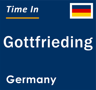 Current local time in Gottfrieding, Germany