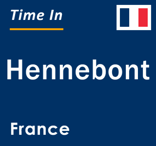 Current local time in Hennebont, France