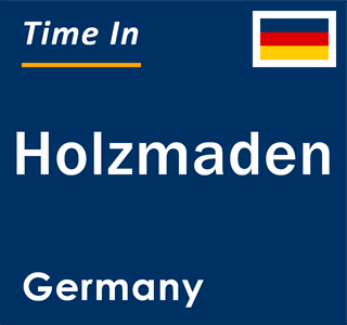 Current local time in Holzmaden, Germany