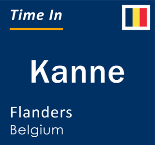 Current local time in Kanne, Flanders, Belgium