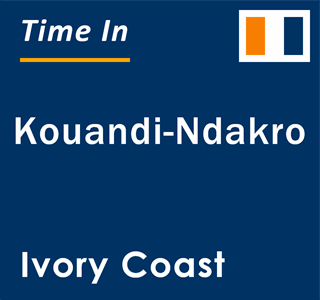 Current local time in Kouandi-Ndakro, Ivory Coast