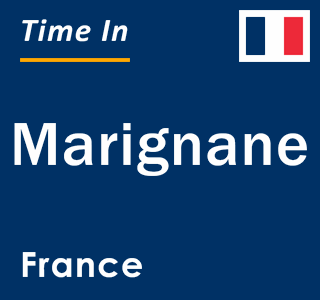 Current local time in Marignane, France