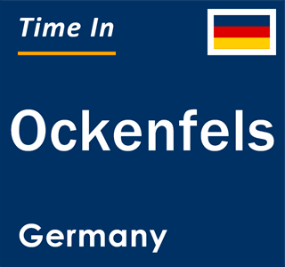 Current local time in Ockenfels, Germany