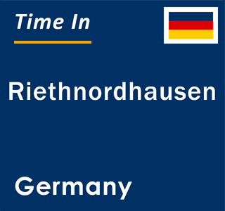 Current local time in Riethnordhausen, Germany
