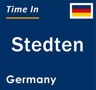 Current local time in Stedten, Germany