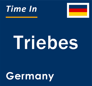 Current local time in Triebes, Germany