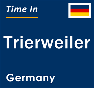 Current local time in Trierweiler, Germany