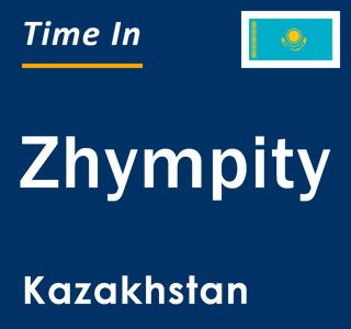 Current local time in Zhympity, Kazakhstan