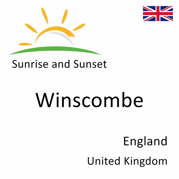 Sunrise and sunset times for Winscombe, England, United Kingdom